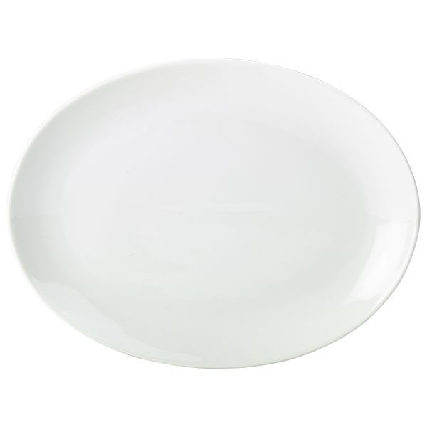 Picture of Genware Porcelain Oval Plate 28cm/11"