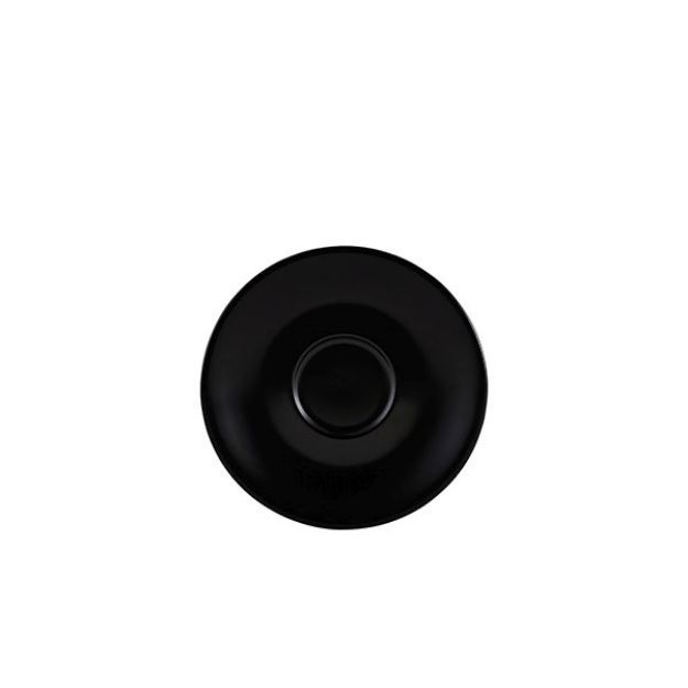 Picture of GW Porc Matt Black Saucer 12cm/4.75"