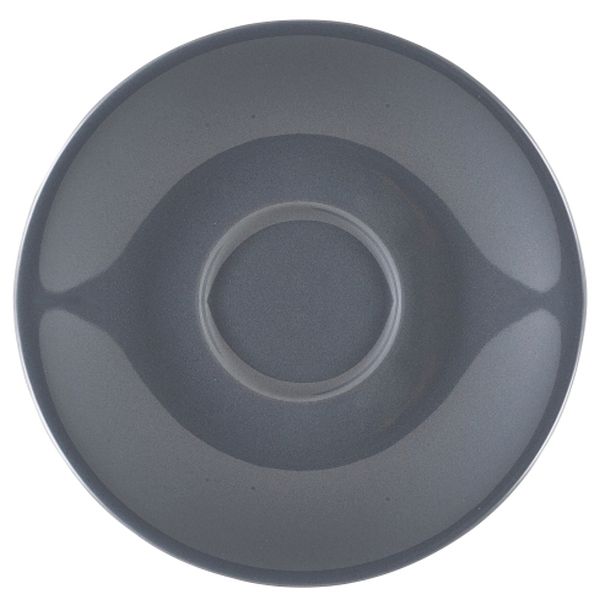 Picture of Genware Porcelain Grey Saucer 16cm/6.25"