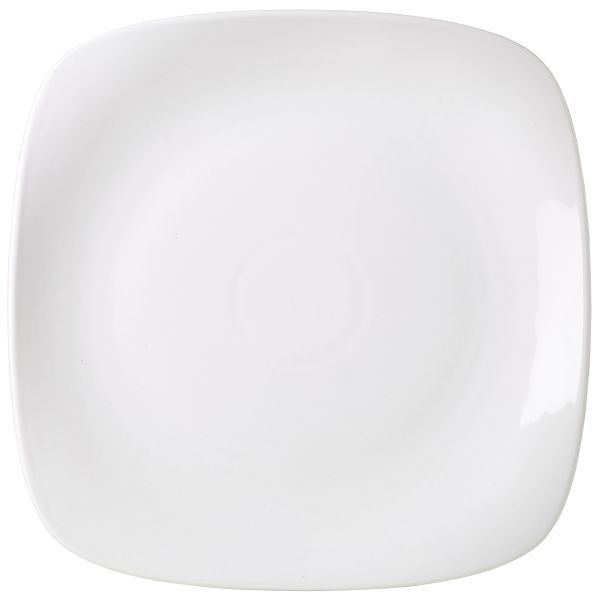 Picture of GW Porc Rounded Square Plate 27cm/10.5"