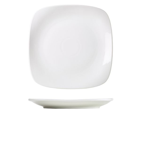 Picture of GW Porc Rounded Square Plate 29cm/11.5"