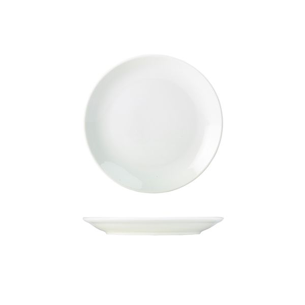Picture of Genware Porcelain Coupe Plate 18cm/7"