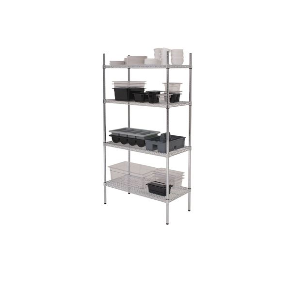 Picture of GenWare 4 Tier Wire Racking 91 x 45 x 183cm