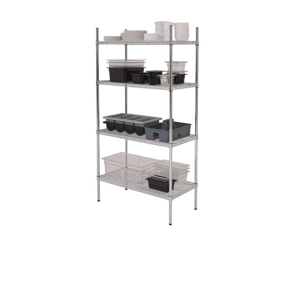 Picture of GenWare 4 Tier Wire Racking 152 x 45 x 183cm