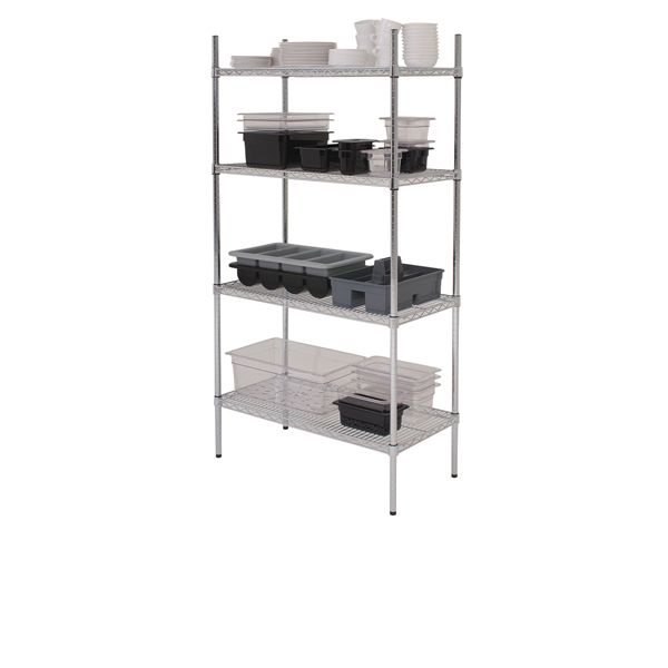 Picture of GenWare 4 Tier Wire Racking 183 x 45 x 183cm