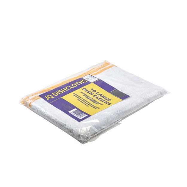 Picture of Large JQ Dishcloths Yellow 30 x 40cm (10pcs)