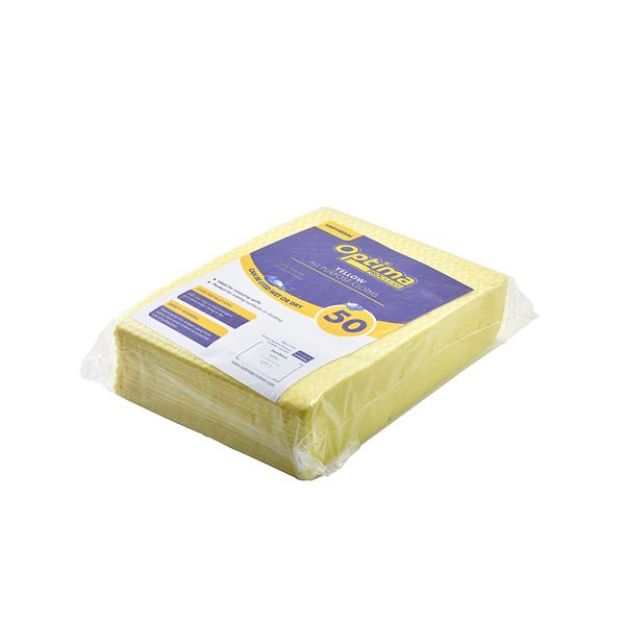Picture of All Purpose Cloth Yellow (50pcs)       Please use code JCY for orders 