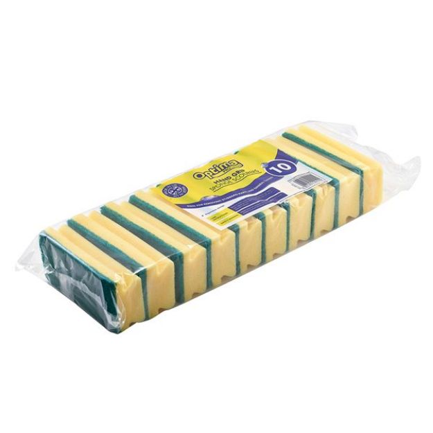 Picture of Hand Grip Sponge Scourers (10pcs)
