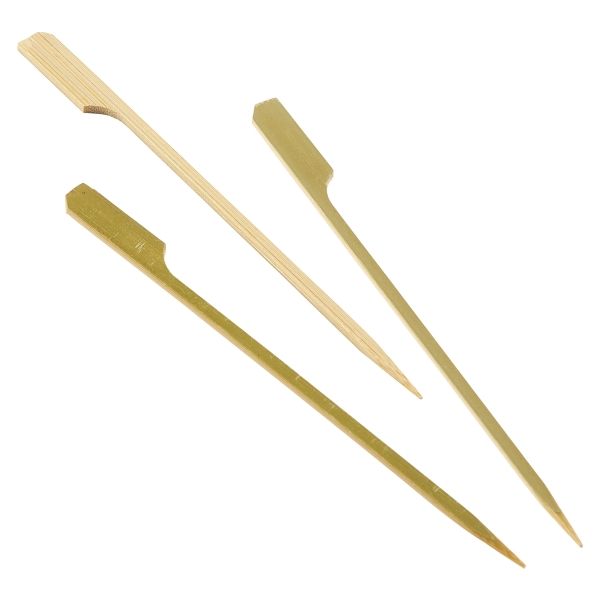 Picture of Bamboo Gun Shaped Paddle Skewers 15cm/6"(100)