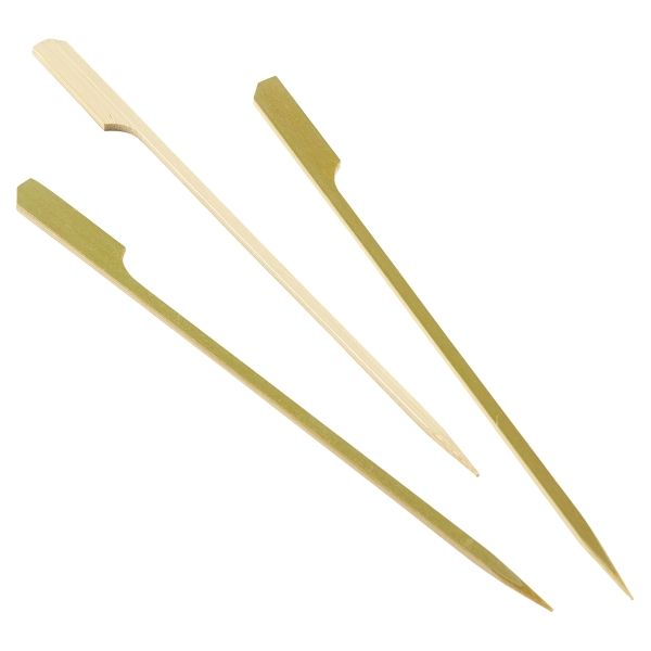 Picture of Bamboo Gun Shaped Paddle Skewers 18cm/7"100pk