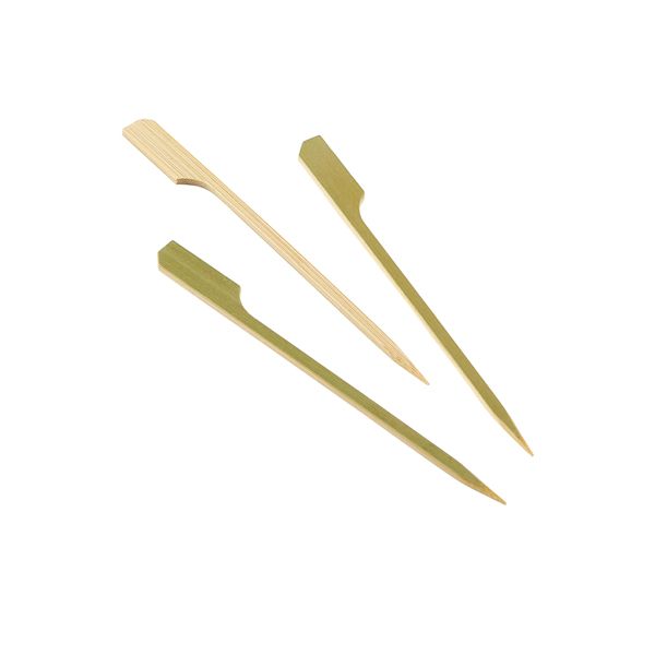 Picture of Bambo Gun Shaped Paddle Skewers 9cm/3.5"(100)