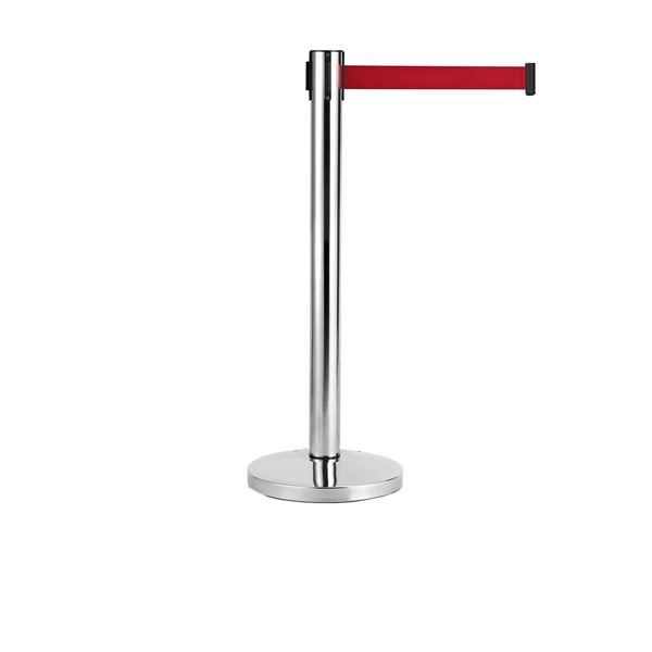 Picture of Genware Barrier Post - Retractable Red Belt