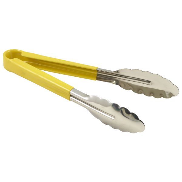 Picture of Genware Colour Coded S/St. Tong 23cm Yellow