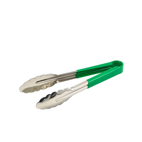 Picture of Genware Colour Coded St/St. Tong 31cm Green