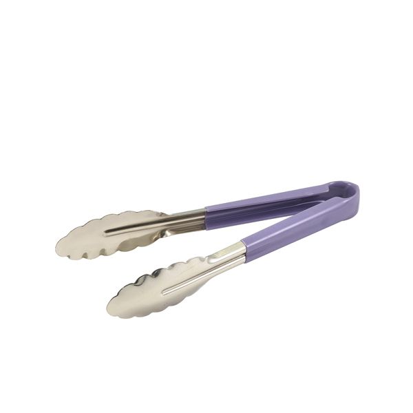 Picture of Genware Colour Coded St/St. Tong 31cm Purple