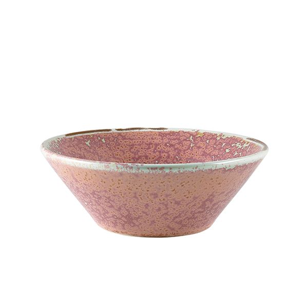 Picture of Terra Porcelain Rose Conical Bowl 14cm