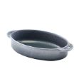 Picture of Forge Graphite StoneW Oval Dish 17.5x11.5x4cm