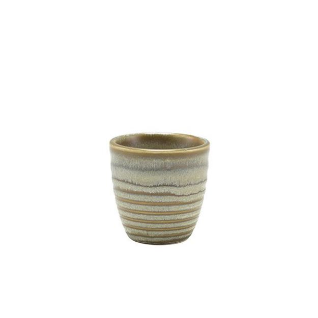 Picture of Terra Porcelain Matt Grey Dip Pot 8.5cl/3oz
