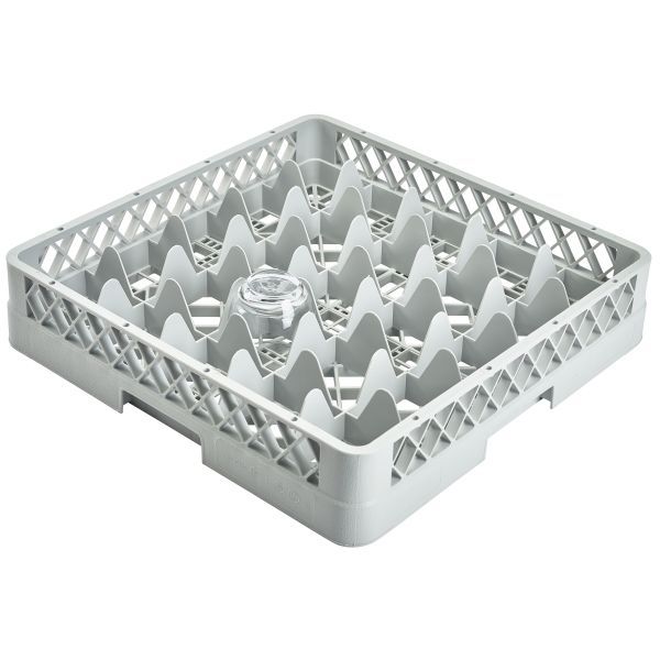 Picture of Genware 25 Compartment Glass Rack 500x500