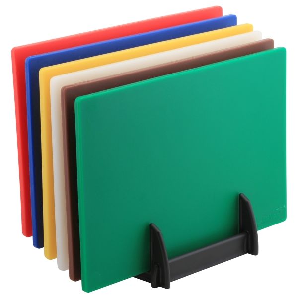 Picture of High Density Chopping Board & Rack Set 18x12x0.5 Inch