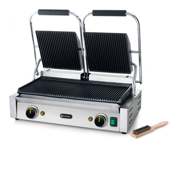 Picture of Hendi Double Ribbed Contact Grill