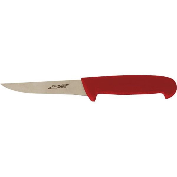 Picture of Genware 5" Rigid Boning Knife Red
