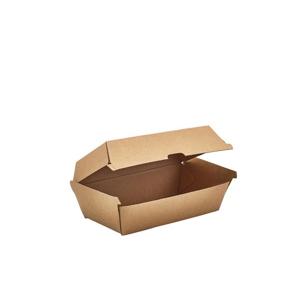 Picture of Discontinued! GW Compostable Kraft Food Boxes 175mm (200)