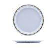 Picture of Genware Melamine 9" Plate - Coloured Circles