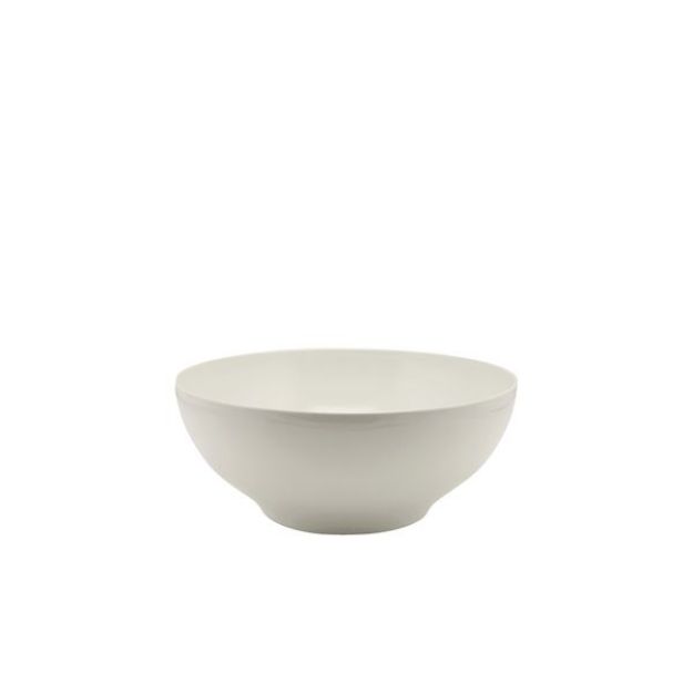 Picture of White Melamine Round Buffet Bowl 25.7cm