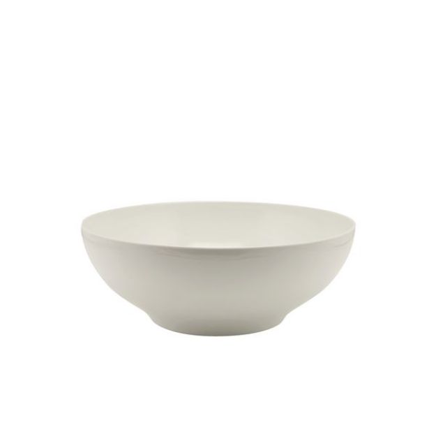 Picture of White Melamine Round Buffet Bowl 35.5cm