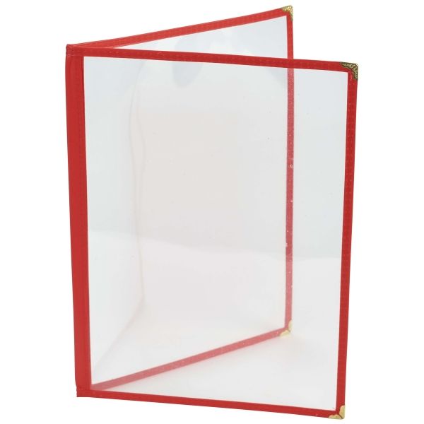 Picture of Red American Style A4 Menu Holder