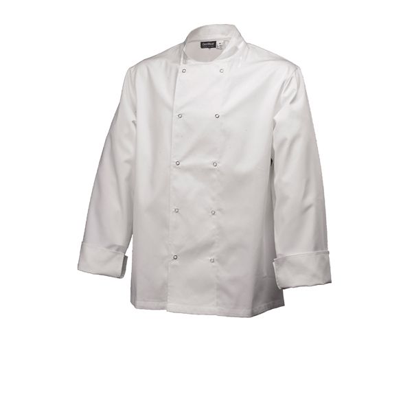 Picture of Basic Stud Jacket (Long Sleeve) White L Size