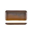 Picture of Terra Porc Rustic Copper Rect Platter 27cm