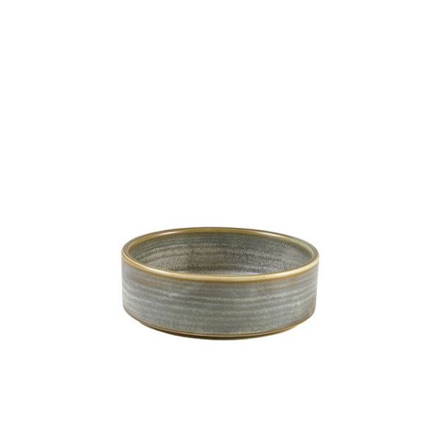 Picture of Terra Porc Matt Grey Presentation Bowl 13cm
