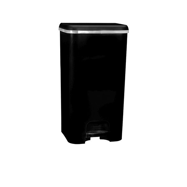 Picture of Black Polypropylene Pedal Bin 37L