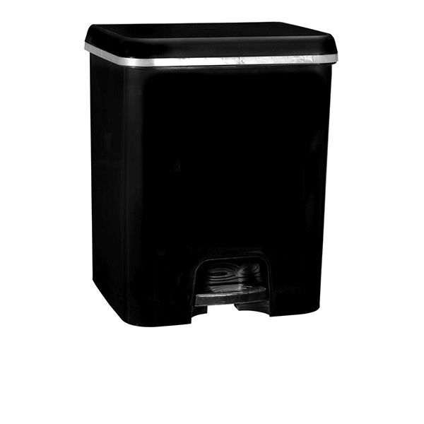 Picture of Black Polypropylene Pedal Bin 52L