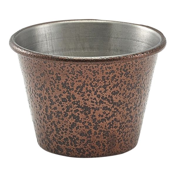 Picture of 2.5oz Stainless Steel Ramekin Hammered Copper