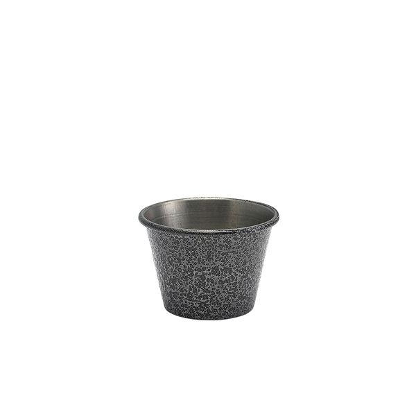 Picture of 2.5oz Stainless Steel Ramekin Hammered Silver