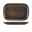 Picture of Terra Porc Black Rect Plate 29 x 19.5cm