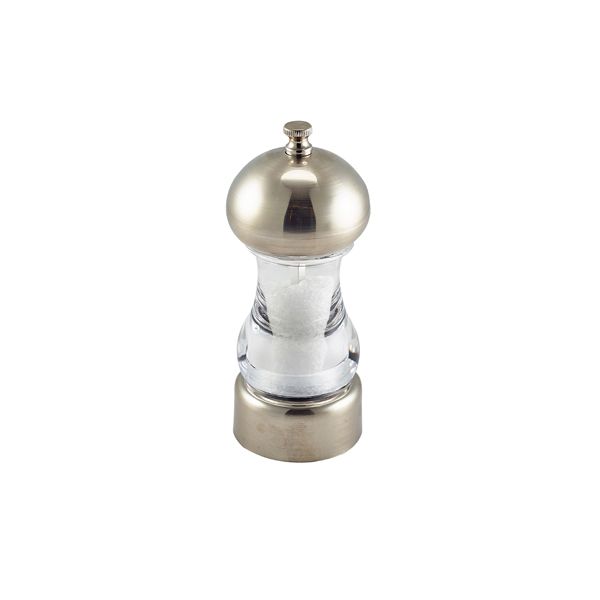 Picture of Chrome & Acrylic Salt Or Pepper Grinder 14cm