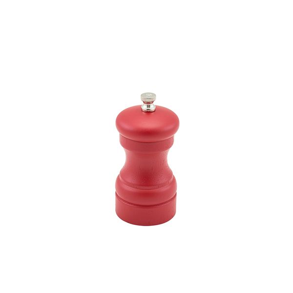 Picture of GenWare Red Wooden Salt/Pepper Grinder 10cm