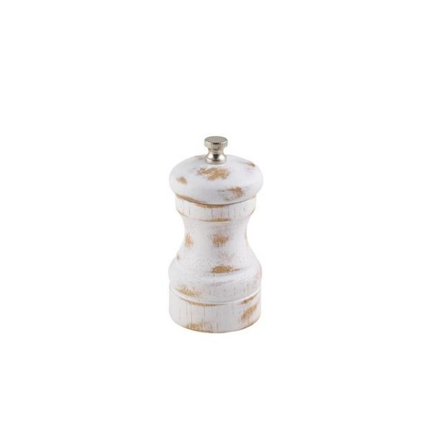 Picture of White Wash Salt/Pepper Grinder 10cm