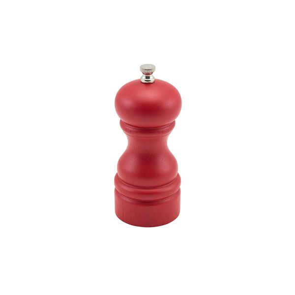 Picture of GenWare Red Wooden Salt/Pepper Grinder 13cm