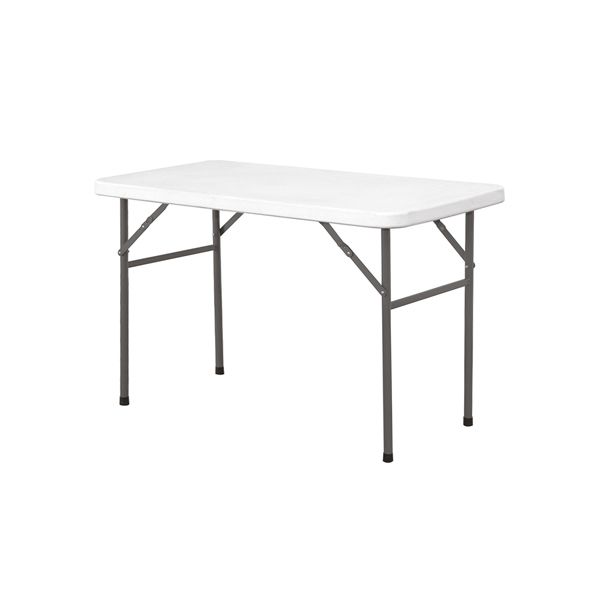 Picture of Solid Top Folding Table 4' White HDPE
