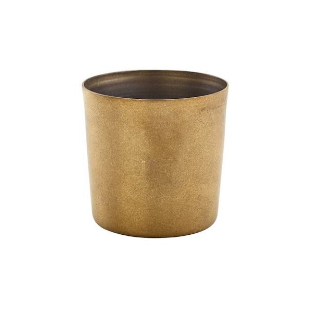 Picture of GW Gold Vintage Steel Serving Cup 8.5 x 8.5cm
