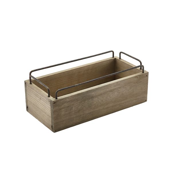 Picture of Industrial Wooden Crate 25 x 12 x 9.5cm