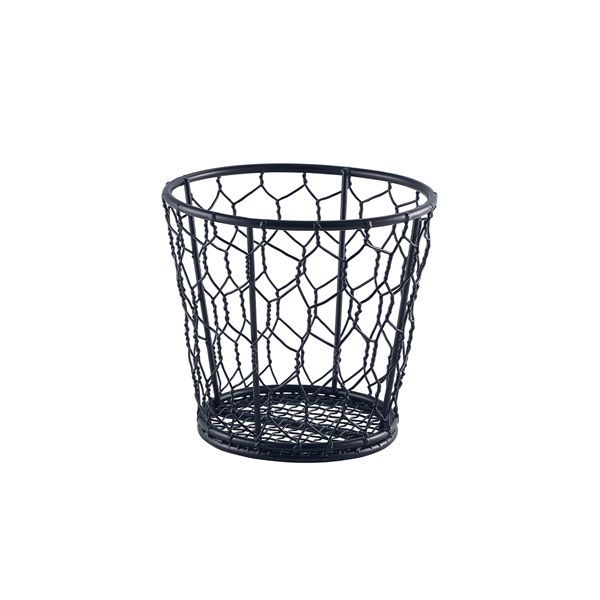 Picture of Black Wire Basket 12cm Dia