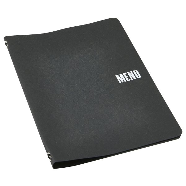 Picture of Washable Paper A4 Menu Holder Black