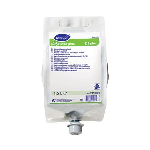 Picture of Suma Star-plus D1 plus 1.5L - Highly concentrated hand dishwashing liquid - Discontinued line 