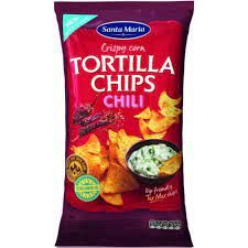 Picture of SANTA MARIA Chilli Tortilla Chips   12x475g